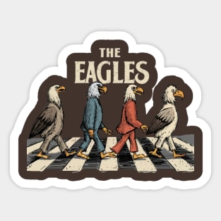 the eagles band retro Sticker